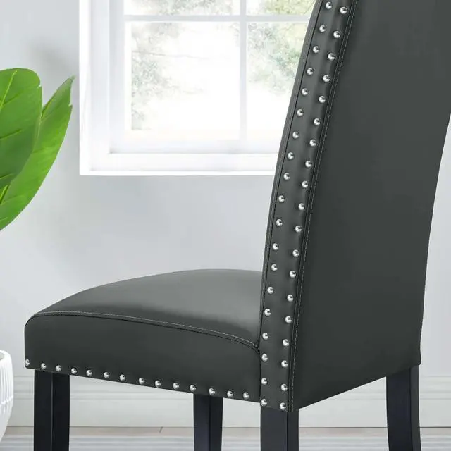 Alt view image 13 of 13 - Parcel Dining Faux Leather Side Chair