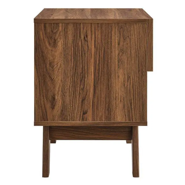 Alt view image 2 of 7 - Soma 1-Drawer Nightstand Walnut MOD-7049-WAL