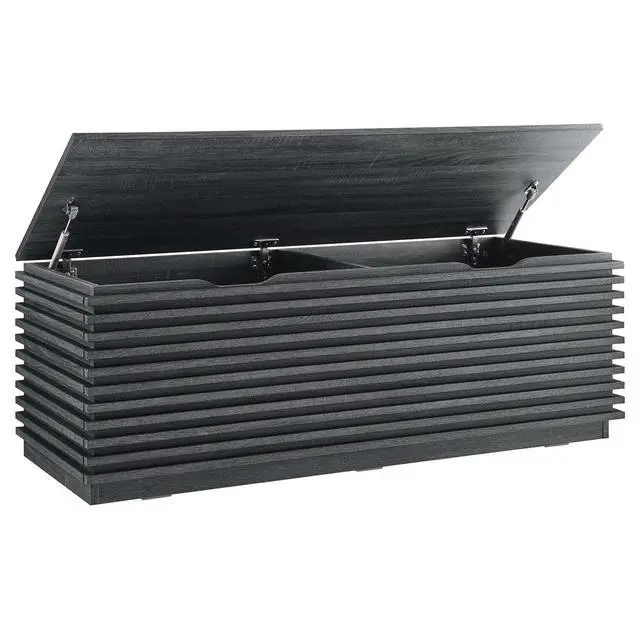 Alt view image 2 of 7 - Render Storage Bench Charcoal EEI-6057-CHA