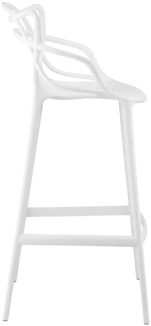 Alt view image 2 of 4 - Entangled Bar Stool Set of 2 White EEI-2349-WHI-SET