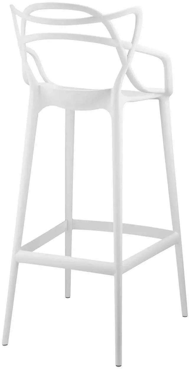 Alt view image 3 of 4 - Entangled Bar Stool Set of 2 White EEI-2349-WHI-SET