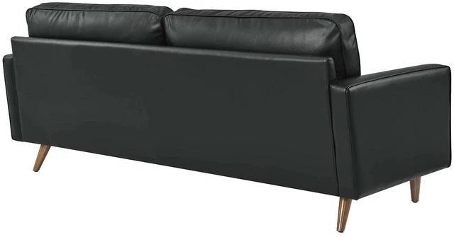 Alt view image 9 of 13 - Valour 81" Leather Sofa