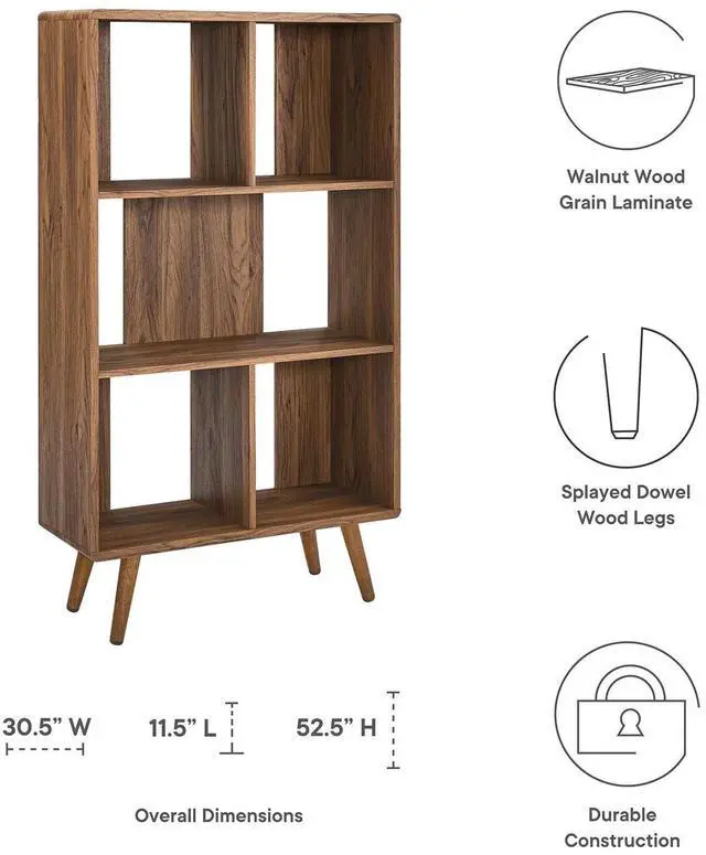 Alt view image 13 of 13 - Transmit 31" Wood Bookcase