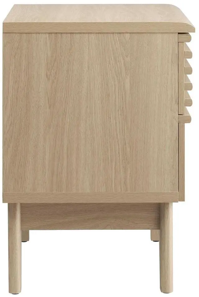 Alt view image 3 of 7 - Render Nightstand Oak MOD-7071-OAK