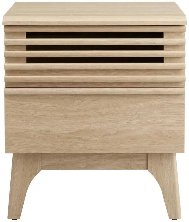 Alt view image 4 of 7 - Render Nightstand Oak MOD-7071-OAK