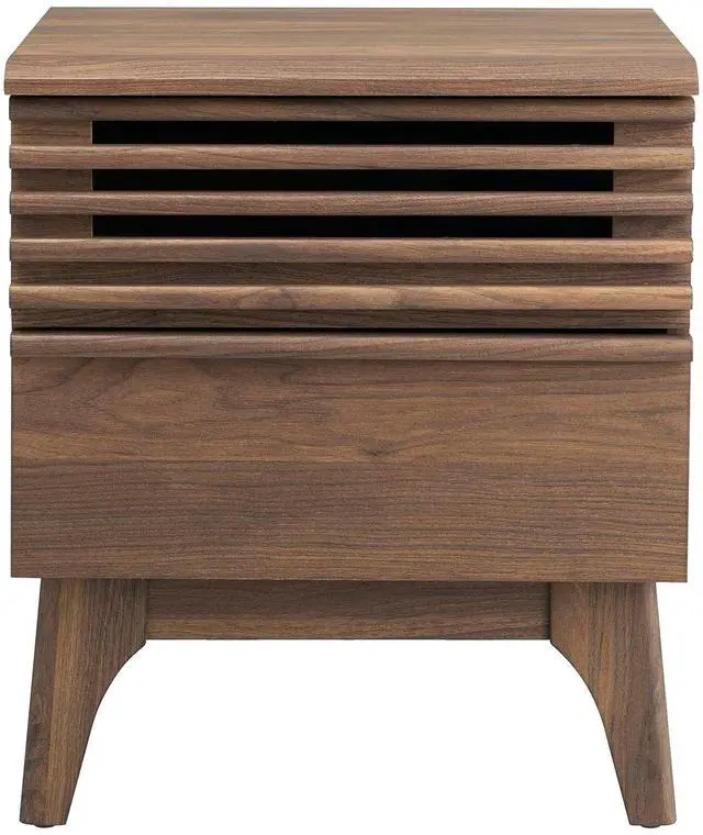 Alt view image 4 of 7 - Render Nightstand Walnut MOD-7071-WAL