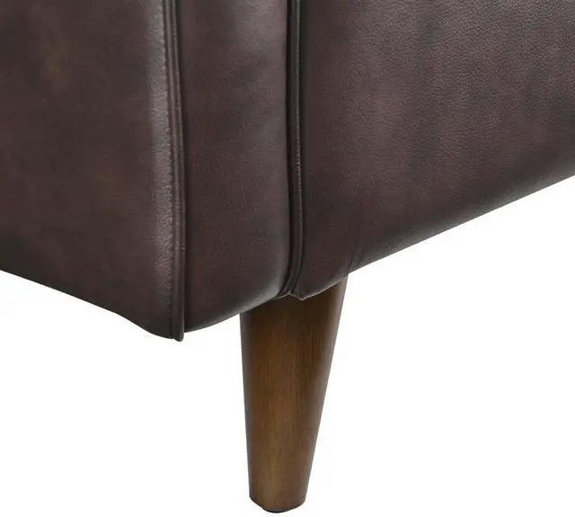 Alt view image 7 of 11 - Impart Genuine Leather Loveseat