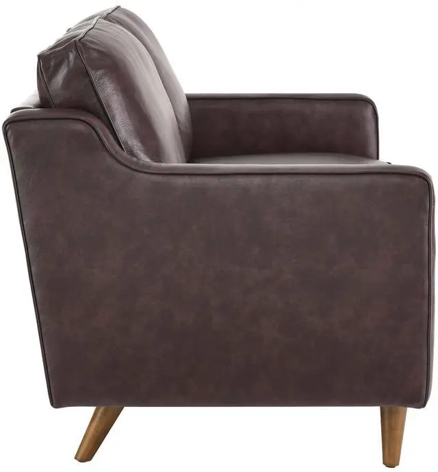 Alt view image 8 of 11 - Impart Genuine Leather Loveseat