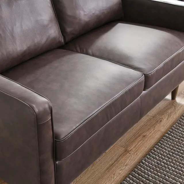 Alt view image 11 of 11 - Impart Genuine Leather Loveseat