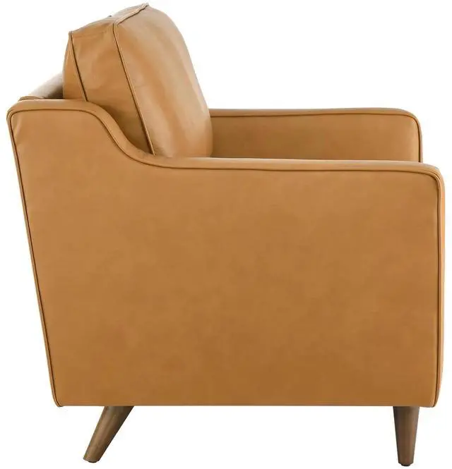 Alt view image 5 of 8 - Impart Genuine Leather Armchair