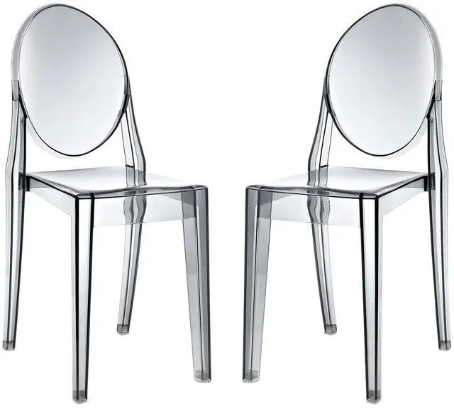 Alt view image 6 of 12 - Casper Dining Chairs Set of 2 - Smoke