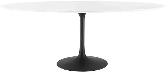 Alt view image 4 of 10 - Lippa 78" Oval Wood Dining Table