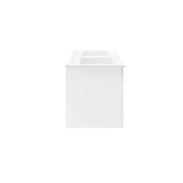 Alt view image 2 of 7 - Vitality 48" Double Sink Bathroom Vanity White White EEI-5785-WHI-WHI