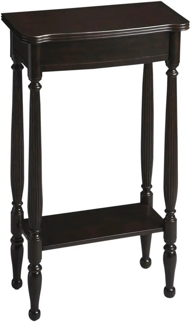 Main image of Whitney Rubbed Console Table in Black 3011234