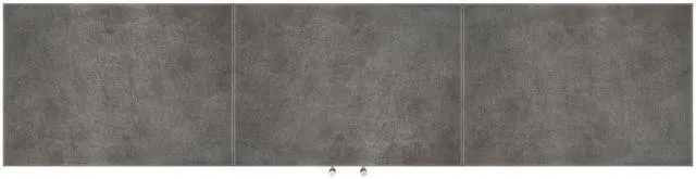 Alt view image 3 of 5 - Francois Silver Leather 70.5" Buffet Sideboard in Silver 3736435