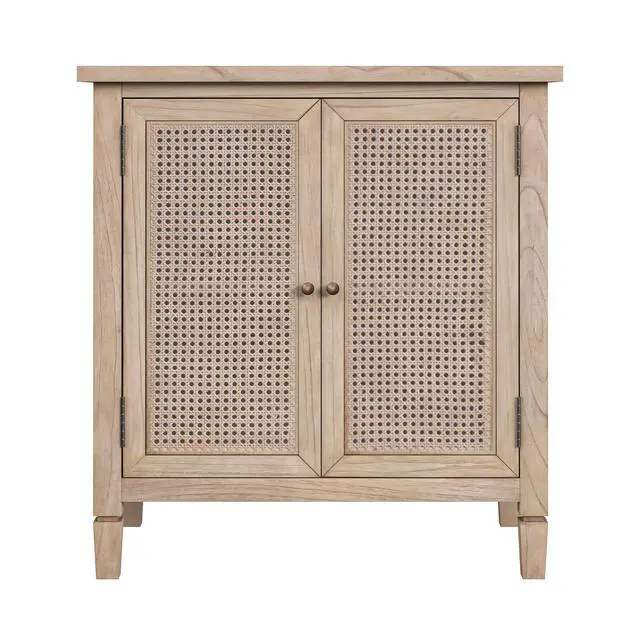 Alt view image 5 of 5 - Flagstaff 2-Door Cane Cabinet in Natural 5725449