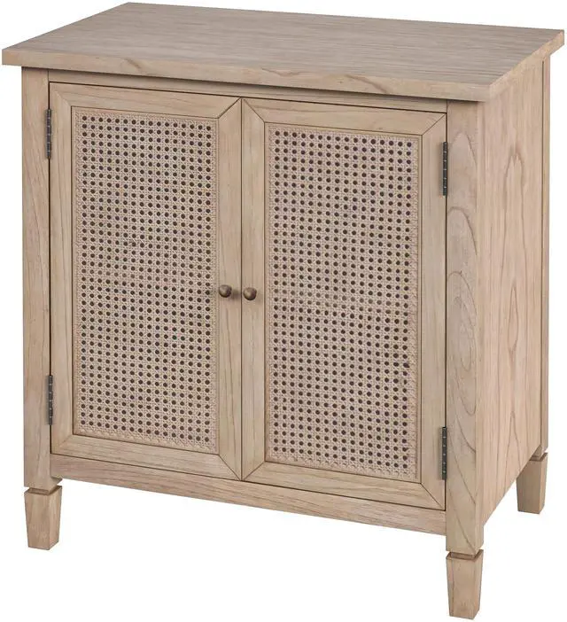 Main image of Flagstaff 2-Door Cane Cabinet in Natural 5725449