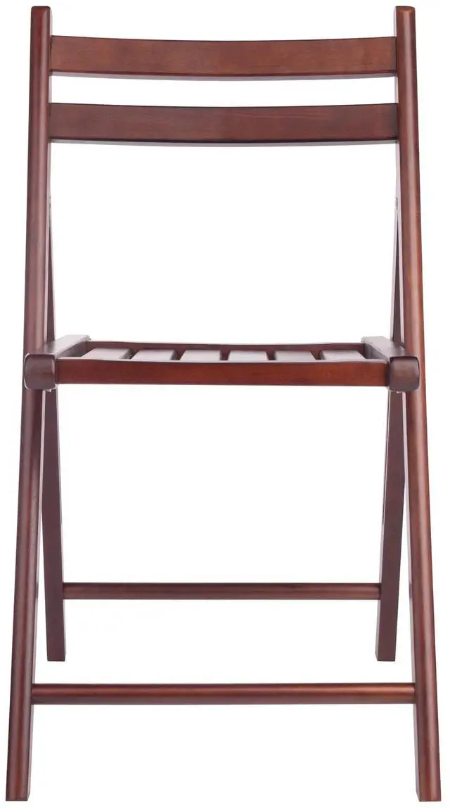 Alt view image 11 of 11 - Robin 4-Pc Folding Chair Set, Walnut