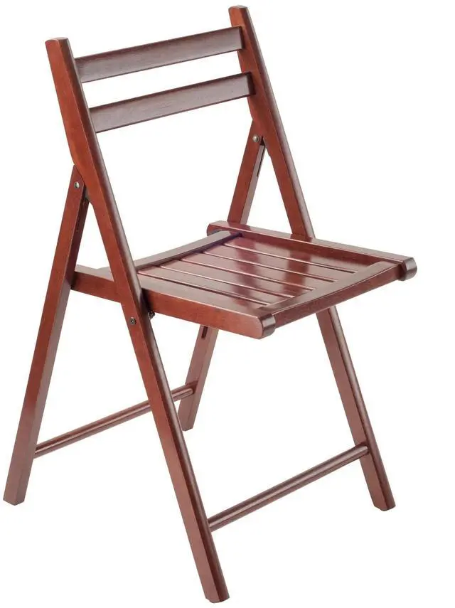 Alt view image 9 of 11 - Robin 4-Pc Folding Chair Set, Walnut