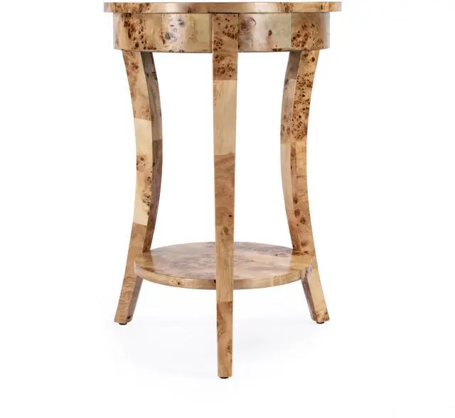 Alt view image 7 of 7 - Holdin Round 18"W Side Table in Light Brown 0992443
