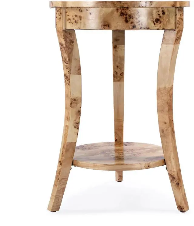 Alt view image 5 of 7 - Holdin Round 18"W Side Table in Light Brown 0992443