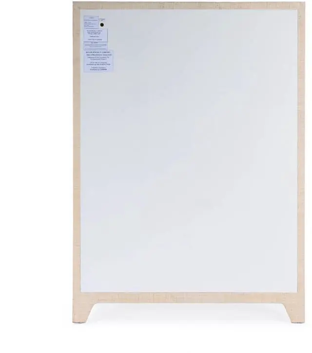 Alt view image 2 of 7 - Bar Harbor 5 Drawer Raffia Dresser in Natural 5707362
