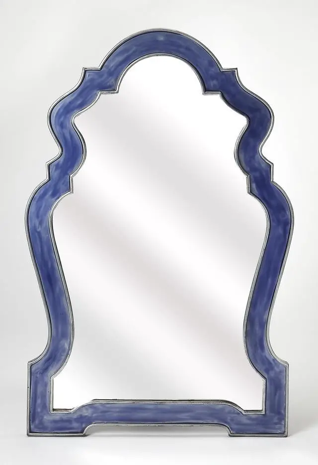 Main image of Donia Wall Mirrored in Blue 4481291