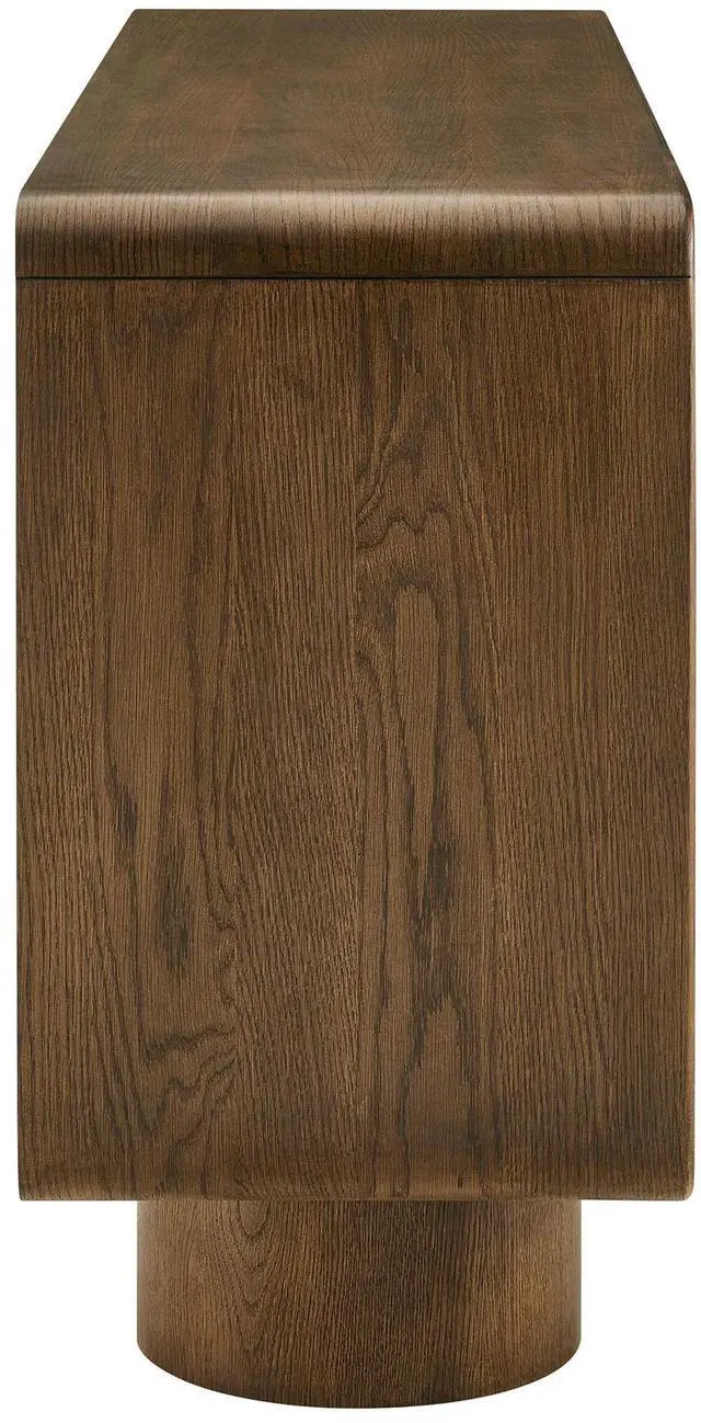Alt view image 4 of 7 - Lumo 4-Door Curved Wood Accent Cabinet by Modway