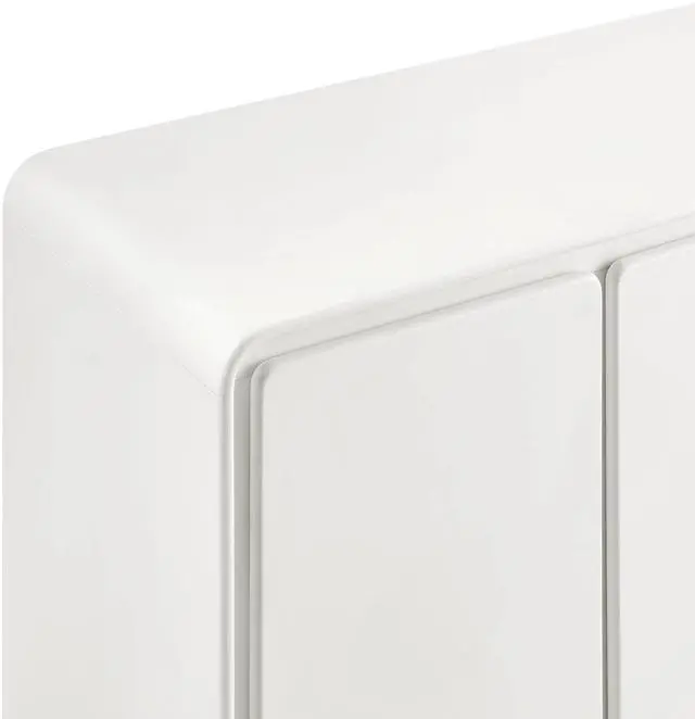 Alt view image 7 of 7 - Lumo 4-Door Curved Wood Accent Cabinet by Modway