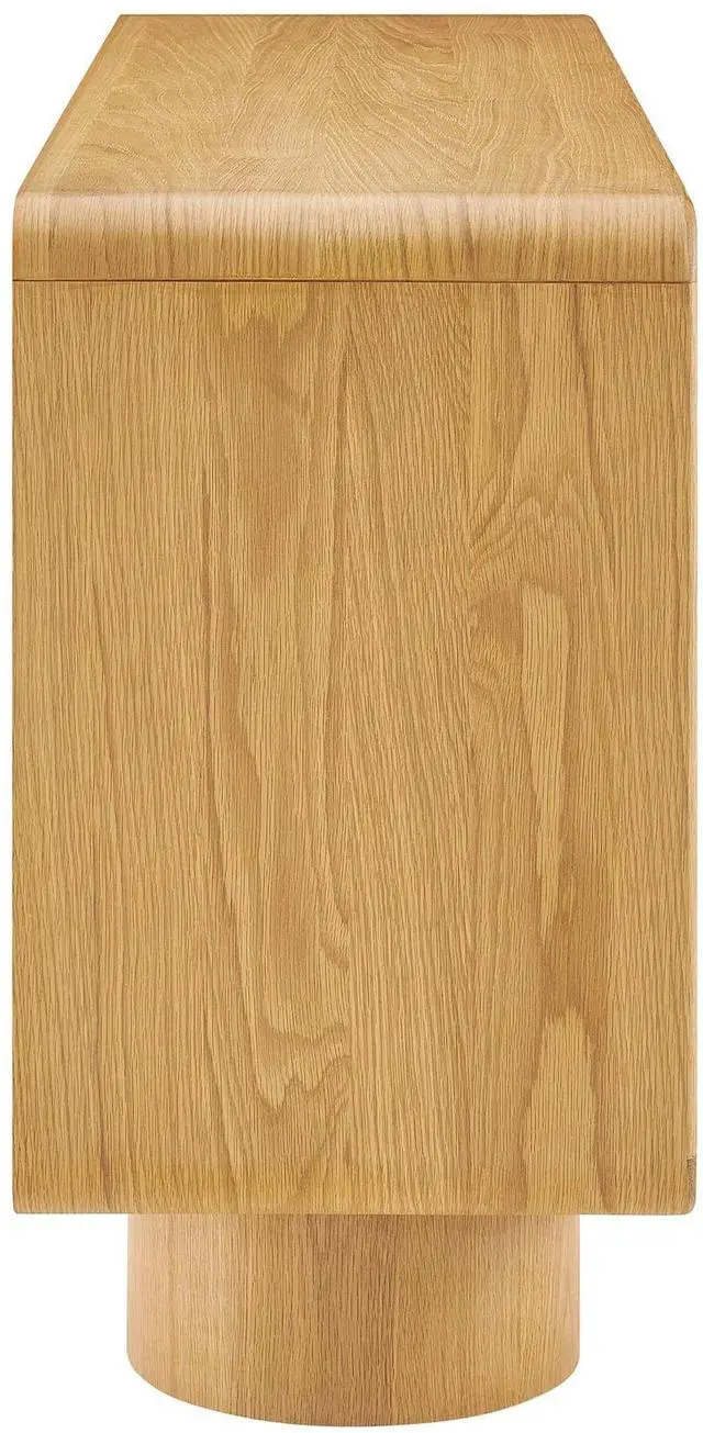 Alt view image 4 of 7 - Lumo 4-Door Curved Wood Accent Cabinet by Modway