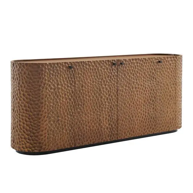 Main image of Aven 71.5 Inch Oval Chiseled Wood Sideboard Buffet Cabinet with Hammered Effect by Modway