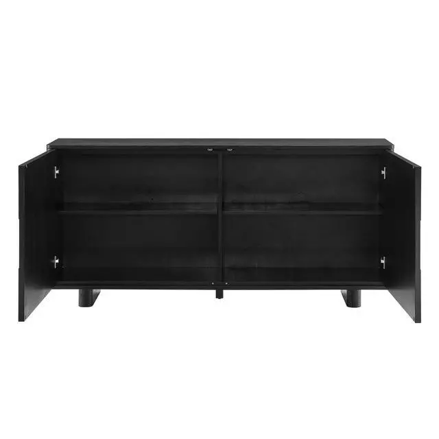 Alt view image 6 of 7 - Foundry 71" Woven Design Buffet Storage Cabinet by Modway
