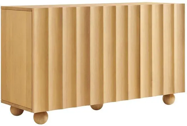 Main image of Sorren 54 Inch Scalloped Wood 3-Door Sideboard by Modway