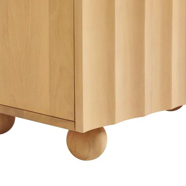 Alt view image 6 of 7 - Sorren 54 Inch Scalloped Wood 3-Door Sideboard by Modway