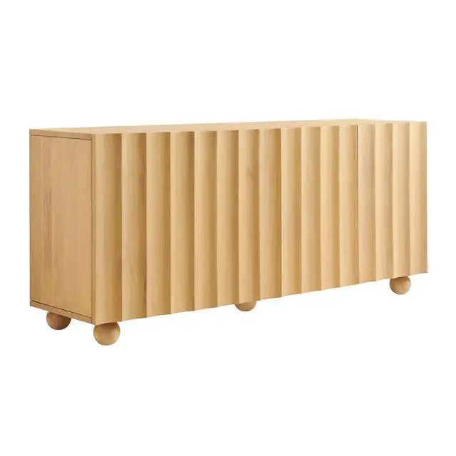 Main image of Sorren 72 Inch Scalloped Wood 4-Door Sideboard by Modway