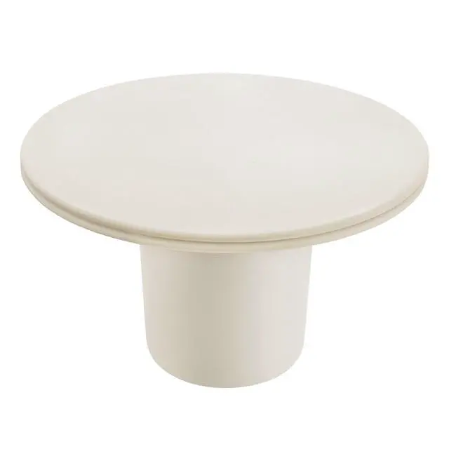 Alt view image 4 of 7 - Brion 48" Indoor - Outdoor Patio Concrete Round Dining Table