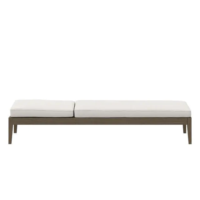 Alt view image 6 of 7 - Northlake Outdoor Patio Teak Chaise Lounge by Modway