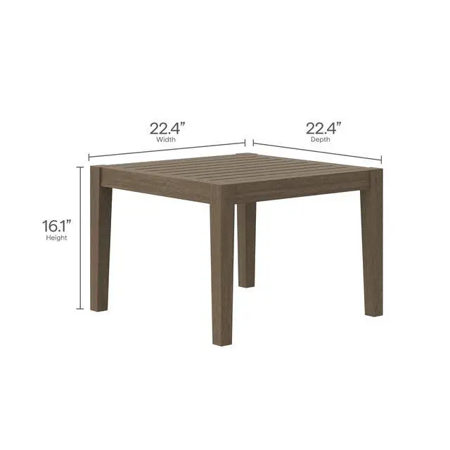 Alt view image 2 of 7 - Northlake 3-Piece Outdoor Patio Teak Wood Furniture Set with Armchair and Side Table by Modway