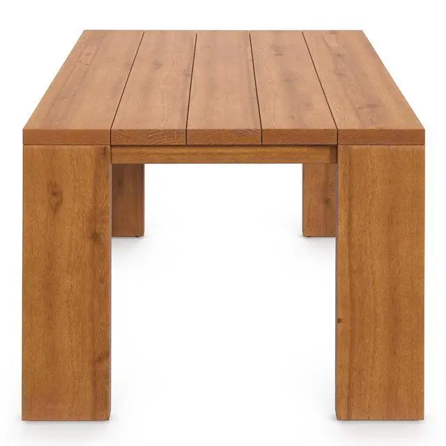 Alt view image 6 of 7 - Tahoe Outdoor Patio Acacia Wood Side Table