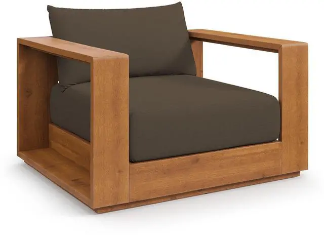 Main image of Tahoe Outdoor Patio Acacia Wood Chair by Modway