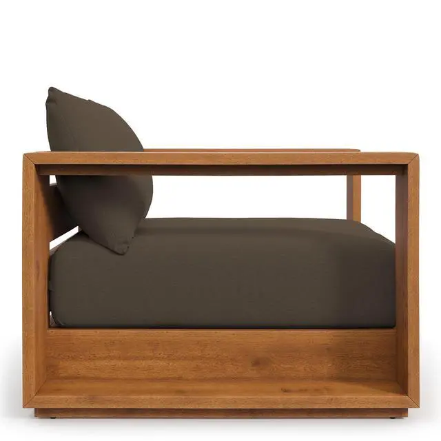 Alt view image 5 of 7 - Tahoe Outdoor Patio Acacia Wood Chair by Modway