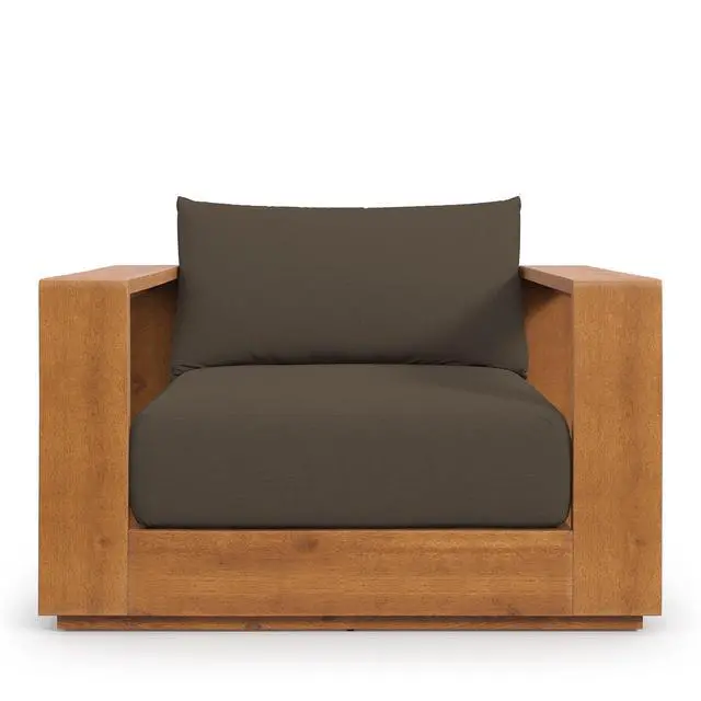 Alt view image 7 of 7 - Tahoe Outdoor Patio Acacia Wood Chair by Modway