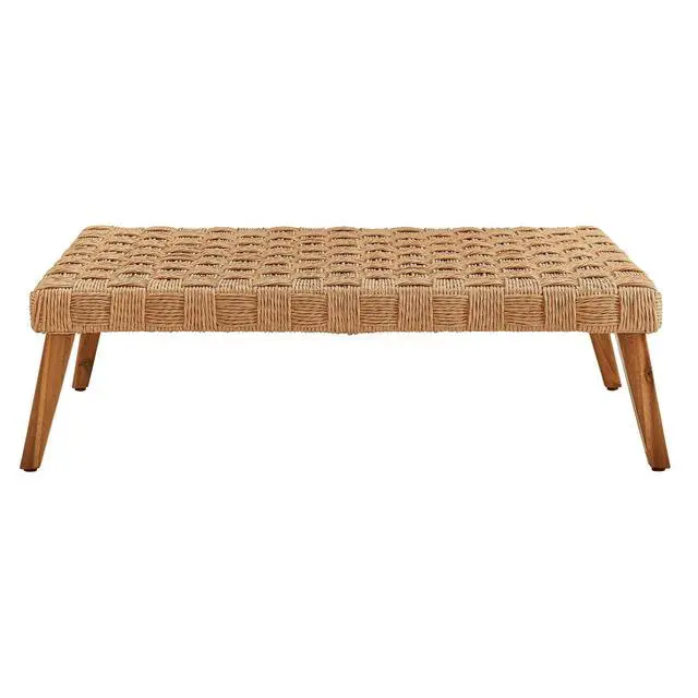 Alt view image 4 of 7 - Thames Outdoor Patio Wicker Outdoor Patio Rattan Coffee Table