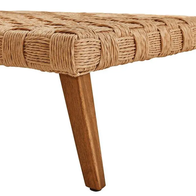 Alt view image 6 of 7 - Thames Outdoor Patio Wicker Outdoor Patio Rattan Coffee Table