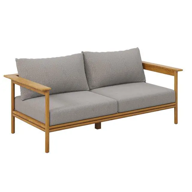 Alt view image 7 of 7 - Wren 4-Piece Outdoor Patio Teak Wood Furniture Set by Modway