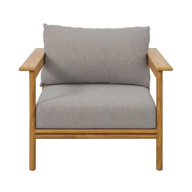 Alt view image 6 of 7 - Wren Outdoor Patio Teak Wood Armchair by Modway