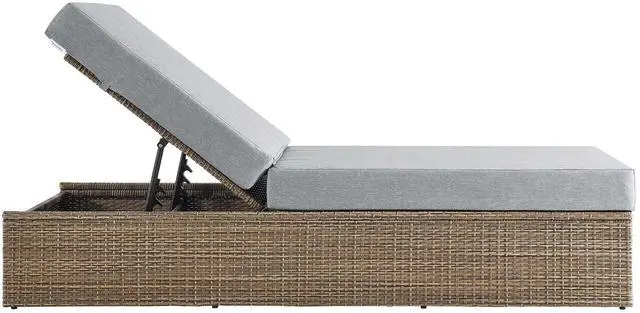Alt view image 4 of 7 - Convene Outdoor Patio Chaise Lounge Chair by Modway