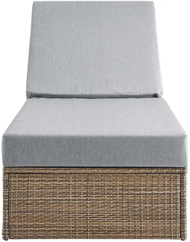 Alt view image 7 of 7 - Convene Outdoor Patio Chaise Lounge Chair by Modway