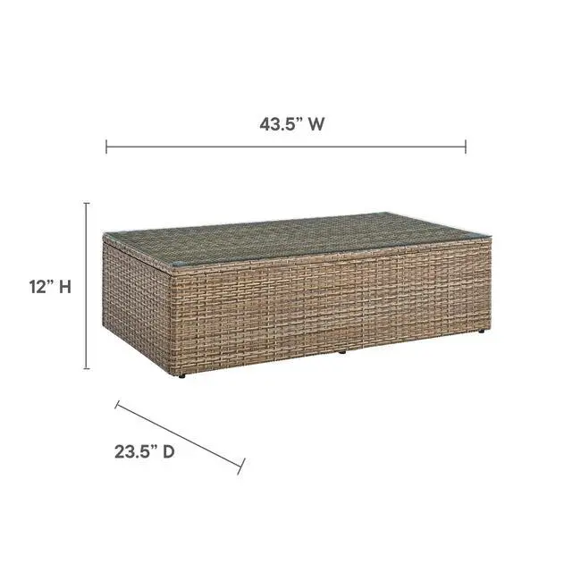 Alt view image 3 of 7 - Convene Outdoor Patio Coffee Table