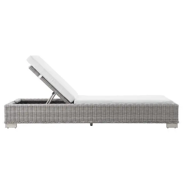Alt view image 2 of 7 - Conway Outdoor Patio Wicker Rattan Chaise Lounge
